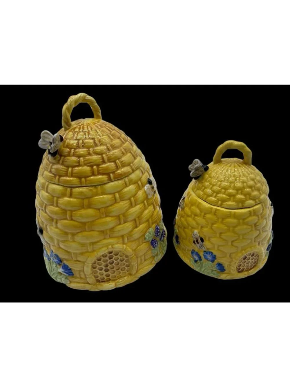 Ceramic Beehive Canisters Set of 2 Designed by Kate Williams for Global Design